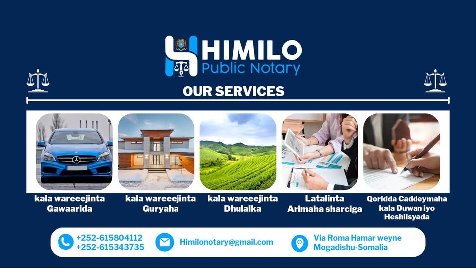 Himilo Public Notary services